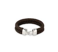 KUZZOI Silber Herren 925 Sterling Braun