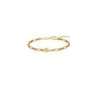 Armkette LACOSTE "ARTHOR", gelbgoldfarben, Armbänder, Damen, 19cm, Edelstahl, Armkette (75122028-0) gelbgoldfarben