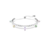 Armkette SWAROVSKI "Schmuck Geschenk Capsule Armband", bunt (metallfarben, kristallweiß, grün, gelb, lila, rosa, kristallweiß, grün, gelb, lila, rosa), Armbänder, Damen, Metall, Armkette, mit Swarovsk