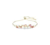 Armkette SWAROVSKI "Schmuck Geschenk Constella Armband", gold (gelbgoldfarben, pink, rosa, kristallweiß, rot, pink, rosa, kristallweiß, rot), Armbänder, Damen, Metall, Armkette, mit Swarovski Kristall