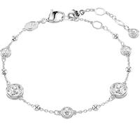 Imber Armband, Rundschliff, Weiß, Rhodiniert