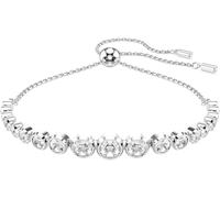 Armkette SWAROVSKI "Schmuck Geschenk IMBER Armband", silber (metallfarben, kristallweiß, kristallweiß), Armbänder, Damen, Metall, Armkette, mit Swarovski Kristall (97026350-0) metallfarben, kristallwe