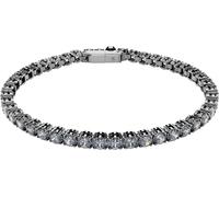 Armkette SWAROVSKI "Schmuck Geschenk Matrix Armband" Gr. M, grau (dunkelgrau, hellgrau, hellgrau), Armbänder, Damen, M, Metall, Armkette, mit Swarovski Kristall (13205008-M) dunkelgrau, hellgrau, hell