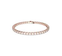 Armkette SWAROVSKI "Schmuck Geschenk Matrix Armband" Gr. M, rosa (roségoldfarben, kristallweiß, kristallweiß), Armbänder, Damen, M, Metall, Armkette, mit Swarovski Kristall (59907543-M) roségoldfarben