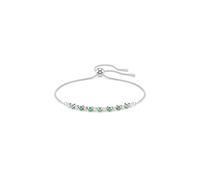 Armkette SWAROVSKI "Schmuck Geschenk MATRIX Armband", metallfarben, kristallweiß, grün, kristallweiß, grün, Armbänder, Damen, Metall, Armkette, mit Swarovski Kristall, Zirkonia (synth.) (42597957-0) m