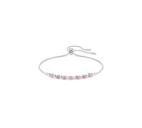 Armkette SWAROVSKI "Schmuck Geschenk MATRIX Armband", metallfarben, kristallweiß, pink, kristallweiß, pink, Armbänder, Damen, Metall, Armkette, mit Swarovski Kristall, Zirkonia (synth.) (50402527-0) m