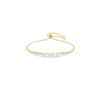 Armkette SWAROVSKI "Schmuck Geschenk MESMERA Armband", gelbgoldfarben, kristallweiß, kristallweiß, Armbänder, Damen, Metall, Armkette, mit Swarovski Kristall, Zirkonia (synth.) (43674166-0) gelbgoldfa