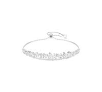 Armkette SWAROVSKI "Schmuck Geschenk MESMERA Armband", silber (metallfarben, kristallweiß, kristallweiß), Armbänder, Damen, Metall, Armkette, mit Swarovski Kristall, Zirkonia (synth.) (21979256-0) met