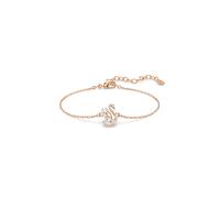Armkette SWAROVSKI "Schmuck Geschenk Swan Armband", rosa (roségoldfarben, kristallweiß, kristallweiß), Armbänder, Damen, Metall, Armkette, mit Swarovski Kristall, Zirkonia (synth.) (62988225-0) roségo