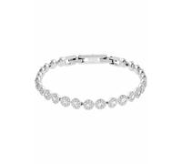 Armkette SWAROVSKI "Schmuck Geschenk Una Angelic Armband" Gr. M, silber (silberfarben, kristallweiß, kristallweiß), Armbänder, Damen, M, Metall, Armkette, mit Swarovski Kristall (68482145-M) silberfar