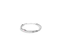 Armkette TOMMY HILFIGER "LAYERED SET", silber (edelstahlfarben, blau, weiß, rot), Armbänder, Damen, 19cm, Edelstahl, Armkette (76037567-0) edelstahlfarben, blau, weiß, rot