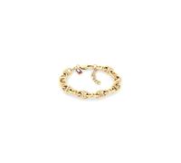 Armkette TOMMY HILFIGER "MARINA", gold (gelbgoldfarben, rot, weiß, blau), Armbänder, Damen, 19cm, Edelstahl, Armkette, Emaille (78182349-0) gelbgoldfarben, rot, weiß, blau