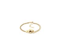 Armkette TOMMY HILFIGER "NAUTICAL KNOT", gold (gelbgoldfarben, blau, weiß, rot), Armbänder, Damen, 19cm, Edelstahl, Armkette (60998121-0) gelbgoldfarben, blau, weiß, rot