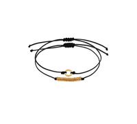 Elli 2er Set Kreis Nylon Must-Have 925 sterling Silber goldfarben Damen