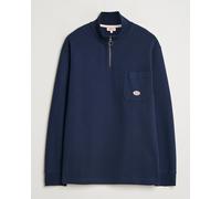 Armor-lux Camionneur Cotton Half Zip Sweater Deep Marine Blau M