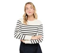 Armor Lux Damen 77280 Pullover, Mehrfarbig (Milk/Rich Navy 4fq), X-Small (Herstellergröße: 1)