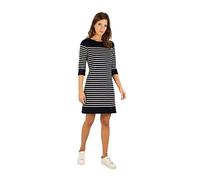 Armor Lux Damen Ile-tudy Kleid, Mehrfarbig;(rich;navy/Nature;bi5), 4XL EU
