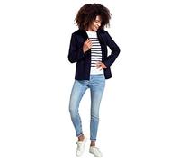 Armor Lux Damen Kurzer Caban Pointe du Van aus Wolle Pijacke, Rich Navy, 34