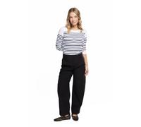 Armor Lux Damen Marinière amiral Femme Langarmshirt, Mehrfarbig (Bi9 Blanc/Rich Navy Bi9), 44 (Herstellergröße: 5)