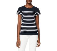 Armor Lux Damen Marinière etel Héritage Femme T-Shirt, Mehrfarbig (Bi8 Rich Navy/Blanc Bi8), 36 (Herstellergröße: 1)