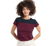 Armor Lux Damen Marinière etel Héritage Femme T-Shirt, Mehrfarbig (Ii9 Rich Navy/Braise Ii9), 42 (Herstellergröße: 4)