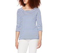 Armor Lux Damen Streifenshirt Guérande 3/4-Arm Weiß Sternblau Weiß Sternblau 38
