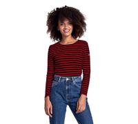 Armor Lux Damen Marinière lesconil Femme Pullover, Mehrfarbig (Ii9 Rich Navy/Braise Ii9), 40 (Herstellergröße: 3)