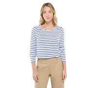 Armor Lux Damen Marinière plozévet Femme Langarmshirt, Weiß (Dw5 Blanc/Etoile Dw5), 34 (Herstellergröße: 0)