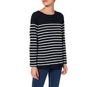 Armor Lux Damen Marinière Port-Louis Héritage Femme Pullover, Mehrfarbig (Bi8 Rich Navy/Blanc Bi8), 38 (Herstellergröße: 2)