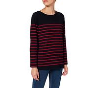 Armor Lux Damen Marinière Port-Louis Héritage Femme Pullover, Mehrfarbig (Ii9 Rich Navy/Braise Ii9), 42 (Herstellergröße: 4)