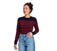 Armor Lux Damen Pull Marin Briac Femme Pullover, Mehrfarbig (Ii9 Rich Navy/Braise Ii9), 38 (Herstellergröße: 2)