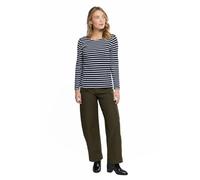 Armor Lux Damen T-Shirt 4277, Gestreift, Gr. 34 (Herstellergröße: 0), Blau (Bi8 Rich Navy/Blanc)