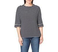 Armor Lux Damen T-Shirt , Blau (Bi8 Rich Navy/Blanc), 38 EU, Herstellungsgröße: 1