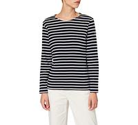 Armor Lux Damen T-Shirt Gestreift, Mehrfarbig (Bi8 Rich Navy/Mehrfarbig), 38 (Herstellergröße: 1)