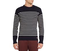 Armor Lux Herren Gestreifter Matrosenpullover Molène aus Wolle Pullover, Mehrfarbig (429 Schiff/Natur 429 Schiff/Natur), X-Large