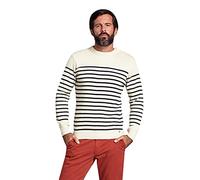 Armor Lux Herren Pull Marin Molene Héritage Homme Pullover, Mehrfarbig (395 Natur/Navi 395 Natur/Schiff), Medium