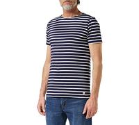 Armor-lux Hoëdic Boatneck Héritage Stripe T-shirt Navy/White Blau L