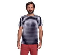 Armor-lux Hoëdic Boatneck Héritage Stripe T-shirt Navy/White Blau XXL