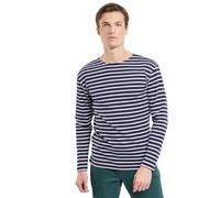 Armor Lux Herren Marinière loctudy Homme Langarmshirt, Mehrfarbig (600 Navire/Blanc 600), X-Small (Herstellergröße: 1)