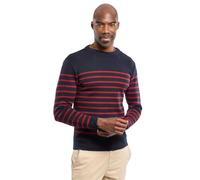 Armor Lux Herren Pull Marin Goulenez Homme Pullover, Mehrfarbig (Navire/Piment I78), Small