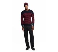 Armor Lux Herren Pullover Pull Marin Molene Héritage Homme, Mehrfarbig (I78 Navire/Rouge Piment I78 Navire/Rouge Piment), Large