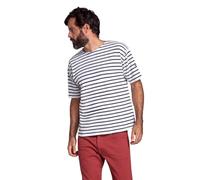 ARMOR LUX SHIRT MIT KURZEN ARMELN IM MARINE-STIL"THEVIEC" XL BLANC / NAVIRE
