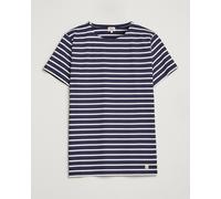 Armor-lux Hoëdic Boatneck Héritage Stripe T-shirt Navy/White Blau S