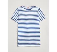 Armor-lux Hoëdic Boatneck Héritage Stripe T-shirt White/Blue Blau L