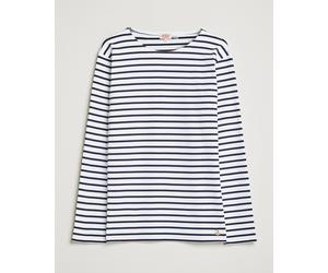 Armor-lux Houat Héritage Stripe Long Sleeve T-Shirt White/Navy Blau XXL