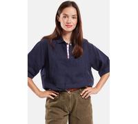 Armor Lux Leinenhemd Damen Fischerhemd Vareuse Dunkelblau Blau 36