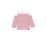 Armor Lux Mädchen Kinder Marine-Stil Amiral T-Shirt, Mehrfarbig (Navire/Braise 320), 8 Jahre