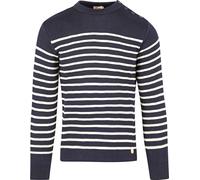 Armor-Lux Molène Pullover Wolle gestreift Navy - Größe M Dunkelblau M