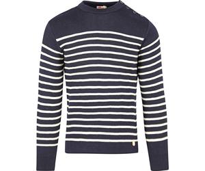 Armor-Lux Molène Pullover Wolle gestreift Navy - Größe XL Dunkelblau XL