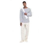 Armor-lux Ringelshirt Herren Langarm, HOUAT, aus Baumwolle, Bootsausschnitt